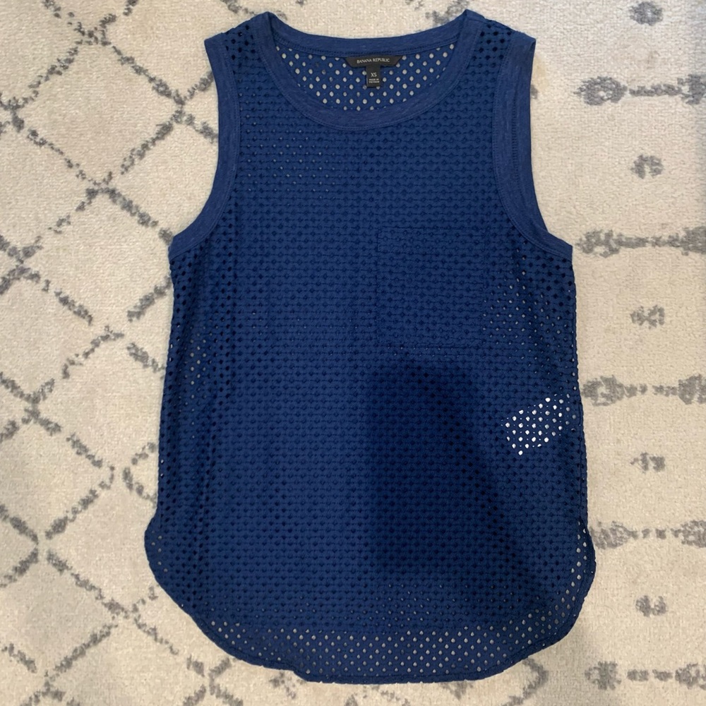 Like New Navy Banana Republic Tank